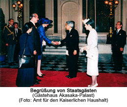 Begrüßung von Staatsgästen