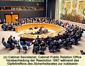 Gipfeltreffens des Sicherheitsrates zur nuklearen Nichtverbreitung und Abrüstung im September 2009
