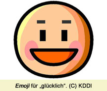 Emoji für "glücklich"