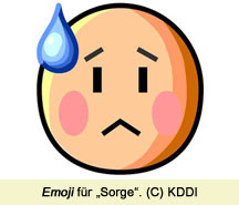 Emoji für "Sorge"