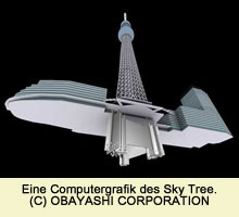 Computergrafik Tokyo Sky Tree