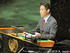 Außenminister Seiji Maehara