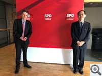 Antrittsbesuch beim Vorsitzenden der SPD- Bundestagsfraktion Herrn Dr. Rolf Mützenich