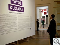 die Eröffnung der Retrospektive über Yayoi Kusama im Gropiusbau im Jubiläumsjahr „160 Jahre Freundschaft Japan-Deutschland“