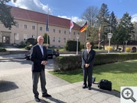 Antrittsbesuch bei Herrn Botschafter Ekkehard Brose, dem Präsidenten der Bundesakademie für Sicherheitspolitik (BAKS), die zentrale, ressort-übergreifende Weiterbildungsstätte der Bundesregierung für Sicherheitspolitik