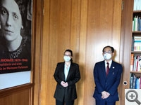 Höflichkeitsbesuch bei der Bundestagsabgeordneten Frau Michelle Müntefering, Staatsministerin für Internationale Kulturpolitik im Auswärtigen Amt