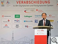 Verabschiedung der Athletinnen und Athleten des Kandidatenpools für Tokyo 2020