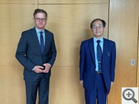 Höflichkeitsbesuch beim Bundestagsabgeordneten Herrn Dr. Carsten Linnemann (CDU, Mitglied der Deutsch-Japanischen Parlamentariergruppe)