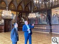 Höflichkeitsbesuch beim Oberbürgermeister von Erfurt, Herrn Andreas Bausewein