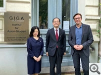 Besuch beim Herrn Prof. Dr. Patrick Köllner, Direktor des Institute for Asian Studies am German Institute of Global and Area Studies (GIGA) in Hamburg