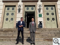 Besuch der Martin-Luther-Universität Halle-Wittenberg - mit Herrn Prof. Dr. Christian Tietje (Rektor)
