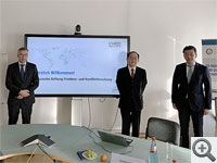 Besuch bei Herrn Prof. Dr. Christopher Daase, stellv. Geschäftsführendes Vorstandsmitglied des Leibniz-Instituts Hessische Stiftung Friedens- und Konfliktforschung