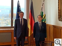 Höflichkeitsbesuch beim Herrn Dr. Matthias Rößler, dem Präsidenten des Sächsischen Landtags