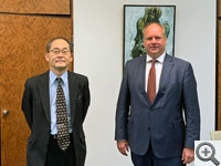 Höflichkeitsbesuch beim Oberbürgermeister von Dresden, Herrn Dirk Hilbert