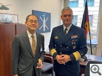 Höflichkeitsbesuch bei Vizeadmiral Kay-Achim Schönbach, Inspekteur der Marine