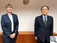 Besuch von Frau Anne Pomsel, der Geschäftsführerin des Deutsch-Japanischen Wirtschaftskreises