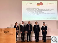 “Japanese-German/German-Japanese Innovation Initiative 160” von der Wirtschaftsförderungsgesellschaften Japans (JETRO) und Deutschlands (GTAI)