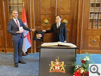 Höflichkeitsbesuch beim Oberbürgermeister von Hannover, Herrn Belit ONAY