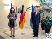 Besuch bei der Parlamentarischen Staatssekretärin im Bundesministerium für Ernährung und Landwirtschaft, Frau Dr. Ophelia Nick