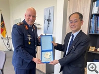 Höflichkeitsbesuch bei Herrn Generalleutnant Ingo Gerhartz, Inspekteur der Luftwaffe der Bundeswehr