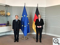 Höflichkeitsbesuch bei Bärbel Bas (SPD), Präsidentin des Deutschen Bundestags