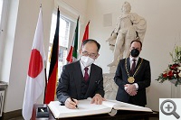 Antrittsbesuch beim Oberbürgermeister der Landeshauptstadt in Düsseldorf, Herrn Dr. Stephan Keller