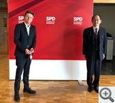 Besuch beim Vorsitzenden der SPD-Bundestagsfraktion, Herrn Dr. Rolf Mützenich