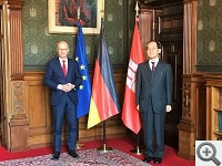 Höflichkeitsbesuch beim Ersten Bürgermeister der Freien und Hansestadt Hamburg, Herrn Dr. Peter Tschentscher