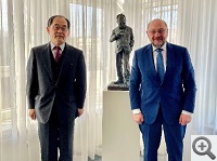 Besuch beim Vorsitzenden der Friedrich-Ebert-Stiftung (und ehemaligen Präsident des Europäischen Parlaments), Herrn Martin Schulz