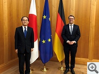 Höflichkeitsbesuch beim Staatsminister im Auswärtigen Amt, Herrn Dr. Tobias Lindner
