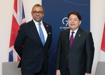Treffen der Außenminister Japans und des Vereinigten Königreichs