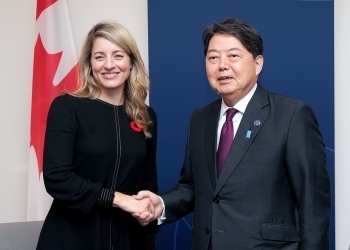 Treffen der Außenminister Japans und Kanadas