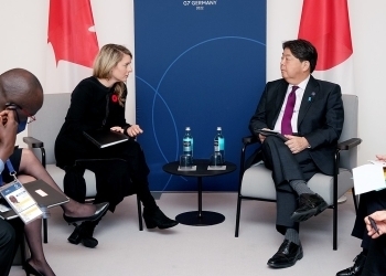Treffen der Außenminister Japans und Kanadas