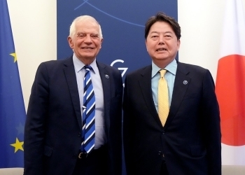 Treffen der Außenminister Japans und der EU
