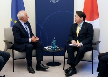 Treffen der Außenminister Japans und der EU