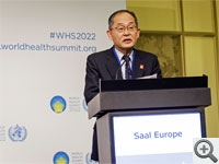 Globalen Initiative zur Ausrottung von Polio (GPEI) im Rahmen des in Berlin stattfindenden World Health Summit 2022