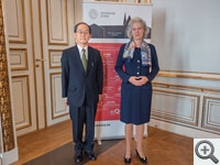 Höflichkeitsbesuch bei der Rektorin der Universität Leipzig, Frau Prof. Dr. Eva Inés Obergfell