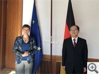 Besuch bei Frau Dr. Anna Lührmann, Staatsministerin für Europa und Klima im Auswärtigen Amt