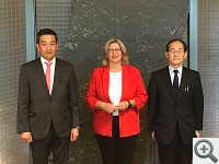 Höflichkeitsbesuch bei der Ministerpräsidentin des Saarlands, Fr. Anke Rehringer
