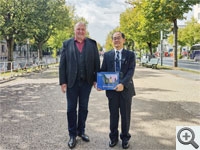 Besuch beim Bundestagsabgeordneten Herrn Erhard Grundl (Grüne), stellvertretender Vorsitzender der deutsch-japanischen Parlamentariergruppe und Mitglied des Auswärtigen Ausschusses sowie des Ausschusses für Kultur und Medien