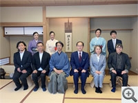 Besuch vom Architekturteam des Teehauses „Bôkian“ aus dem Teemeister NARA Sôkyû (Urasenke-Konnichian), dem Architekten URA Jun, dem Keramikkünstler NAKAMURA Takuo und dem Metallbildhauer SAKAI Naoki