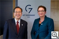 G7-Minister für nachhaltige Stadtentwicklung in Deutschland: Treffen mit Herrn SAITO, Minister für Land, Infrastruktur und Verkehr, und Frau Geywitz, Bundesministerin für Wohnen, Stadtentwicklung und Bauwesen