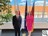 Höflichkeitsbesuch bei der Staatssekretärin im Bundesministerium der Justiz, Frau Dr. Angelika Schlunck