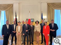 Mittagessen mit Mitgliedern der Deutsch-Japanischen Parlamentariergruppe im Deutschen Bundestag