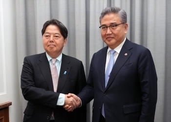 Treffen der Außenminister Japans und Südkoreas