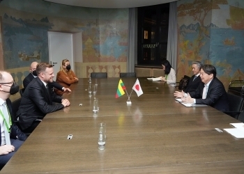 Treffen der Außenminister Japans und Litauens