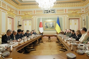 Gipfeltreffen zwischen Japan und der Ukraine