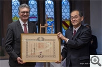 Ordensüberreichung vom früheren Oberbürgermeister Herrn Dr. Salomon