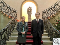 Höflichkeitsbesuch bei der Präsidentin des Bundesgerichtshofs, Frau Bettina Limperg