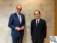 Höflichkeitsbesuch beim Vorsitzenden der Christlich Demokratischen Union Deutschlands (CDU) und Vorsitzendem der CDU/CSU-Bundestagsfraktion, Friedrich MERZ